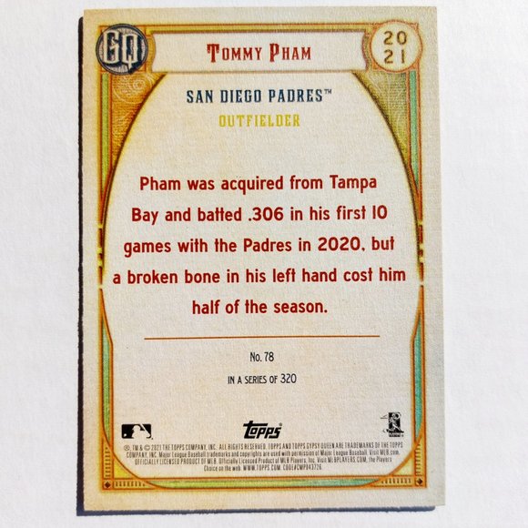 San Diego Padres (Tommy Pham) - BSBL [23_TP1] - Picture 3 of 3